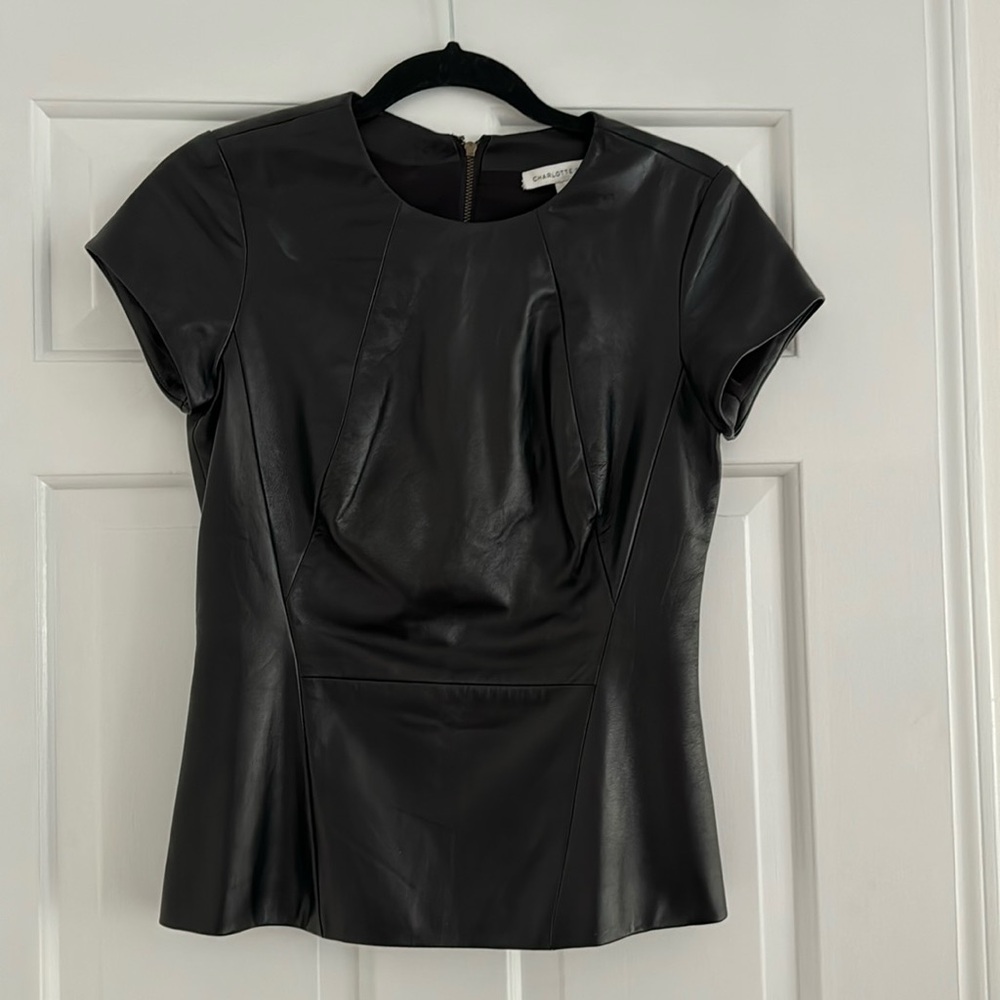 Charlotte Ronson leather top